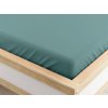 Napínací prostěradlo z mikrovlákna mentolové 90x200 cm do moderní ložnice