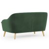 Zelená 2místná pohovka CORANTI VELVET