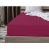 Jersey prostěradlo tmavě růžové 160 x 200 cm