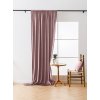 Moderní světle fialový závěs VELVET 135x250 cm pro dokonalé zatemnění