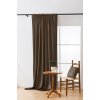 Luxusní hnědý závěs VELVET 135x250 cm s funkcí zatemnění