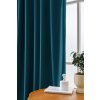 Tyrkysový závěs VELVET 135x250 cm - stylové zatemnění
