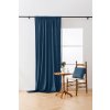 Tmavě modrý zatemňovací závěs VELVET 135x250 cm pro elegantní interiér