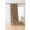 Zatemňovací světle hnědý závěs VELVET 135x250 cm pro stylový interiér