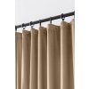 Kvalitní světle hnědý závěs VELVET 135x250 cm s funkcí zatemnění