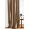 Luxusní světle hnědý závěs VELVET 135x250 cm s funkcí zatemnění