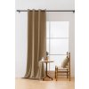 Světle hnědý závěs VELVET 135x250 cm s dokonalým zatemněním