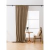 Světle hnědý závěs VELVET 135x250 cm - stylové zatemnění