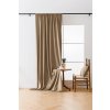 Elegantní světle hnědý zatemňovací závěs VELVET pro váš domov