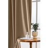 Dekorativní světle hnědý zatemňovací závěs VELVET 135x250 cm