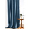 Stylový zatemňovací závěs VELVET petrolejový 135x250 cm