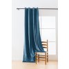 Zatemňovací petrolejový závěs VELVET 135x250 cm pro stylový interiér