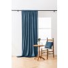 Petrolejový zatemňovací závěs VELVET 135x250 cm pro moderní interiér