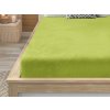 Prostěradlo mikroplyš SOFT 90x200 cm zelené pro jednolůžko