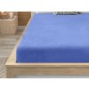 Prostěradlo mikroplyš SOFT 90x200 cm modré pro jednolůžko
