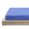Hebké prostěradlo mikroplyš SOFT modré 90x200 cm s jemným povrchem