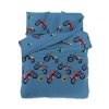 Povlečení z mikrovlákna MOTORBIKE modré
