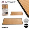 Koberec BAMBOO ANTISLIP 50x80 cm - přírodní bambusový design