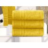 Dvojbalení osušek Comfort žlutá – sytá barva a luxusní 100% bavlna