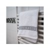Set 2 osušek GREEK 70x130 cm bílá, 100% bavlna, stylová bordura