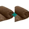 Sada 2× mikroplyšová deka VIOLET tmavě hnědá 150x200 cm za výhodnou cenu