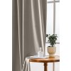 Luxusní zatemňovací závěs VELVET světle šedý 135x250 cm s kroužky