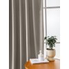 Kvalitní zatemňovací závěs VELVET 135x250 cm světle šedý s kroužky
