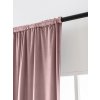2x Světle fialový zatemňovací závěs VELVET s řasící páskou 135x250 cm