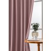 2x Světle fialový zatemňovací závěs VELVET s kovovými kroužky 135x250 cm