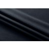2x Černý zatemňovací závěs VELVET s kovovými kroužky 135x250 cm