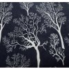 Mikroplyšové povlečení TREES OF LIFE tmavě modré