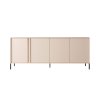 Komoda DAST 203 4D béžová s úložným prostorem a dvířky