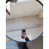 AKCE Černé kulaté zrcadlo MIRROR II. jakost