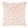 Dekorační povlak na polštář HULDA 45x45 cm, růžový s moderním vzorem