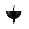 Černá designová závěsná lampa ELDA