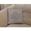 Elegantní šedý povlak na polštář BLOSSOM ORNAMENT 40x40 cm