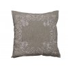 Dekorační povlak na polštář BLOSSOM ORNAMENT 40x40 cm, šedý