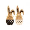 Dekorační zajíček WOODEN BUNNY z přírodního dřeva – více variant