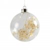 Světelná LED dekorační koule TANIA 13 cm – elegantní vánoční dekorace