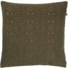 Dekorační povlak na polštář BABET 45x45 cm v olivově zelené barvě