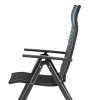 Sada 2 skládacích zahradních židlí SILLA, černá