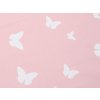 Designový ubrus MOTÝL 90 x 90 cm – Růžový akcent pro váš stůl