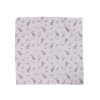 Ubrus s motivem zajíce 90x90 cm – šedý velikonoční dekor