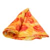 Měkká mikroplyšová deka PIZZA 180 cm, oranžovo-červená, 100% mikrovlákno