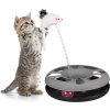 Interaktivní kuličková dráha pro kočky s myší RELAXDAYS šedá
