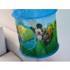 Dětský závěsný koš MICKEY MOUSE modrý na hračky a jiné drobnosti