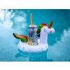 Originální nafukovací držák nápojů JEDNOROŽEC ve tvaru jednorožce