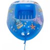 Modrá nafukovací loď pro děti SEA ADVENTURE s obrázky mořských zvířátek
