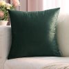 Dekorační povlak na polštář VELVET tmavě zelený 40x40 cm do obýváku