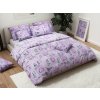 Bavlněné povlečení LEVANDULE A SRDCE fialové pro váš domov